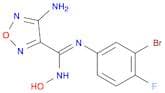 4-Amino-N-(3-bromo-4-fluorophenyl)-N'-hydroxy-1,2,5-oxadiazole-3-carboximidamide