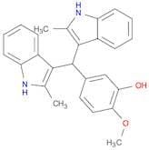 5-[bis(2-methyl-1H-indol-3-yl)methyl]-2-methoxyphenol