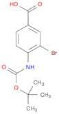 3-Bromo-4-((tert-butoxycarbonyl)amino)benzoic acid