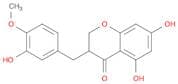 2,3-Dihydro-5,7-dihydroxy-3-[(3-hydroxy-4-methoxyphenyl)methyl]-4H-1-benzopyran-4-one