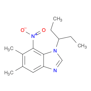 1-(1-Ethylpropyl)-5,6-dimethyl-7-nitro-1H-benzimidazole