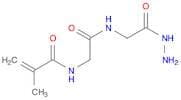 Glycine, N-(2-methyl-1-oxo-2-propen-1-yl)glycyl-, hydrazide