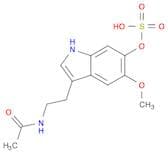 N-[2-[5-Methoxy-6-(sulfooxy)-1H-indol-3-yl]ethyl]acetamide