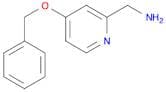 4-(Phenylmethoxy)-2-pyridinemethanamine