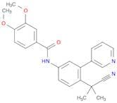 N-[4-(1-cyano-1-methylethyl)-3-(pyridin-3-yl)phenyl]-3,4-dimethoxybenzamide