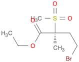 Ethyl (2S)-4-bromo-2-methyl-2-(methylsulfonyl)butanoate