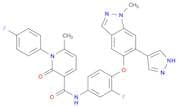 N-[3-Fluoro-4-[[1-methyl-6-(1H-pyrazol-4-yl)-1H-indazol-5-yl]oxy]phenyl]-1-(4-fluorophenyl)-1,2-di…