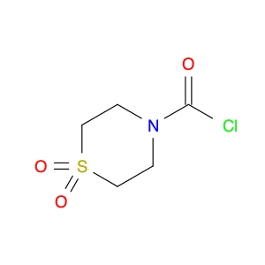 4-Thiomorpholinecarbonyl chloride, 1,1-dioxide