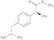 Benzeneacetic acid, α-methyl-4-(2-methylpropyl)-, methyl ester, (αS)-