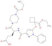 (4S)-4-([5-[1-(ethoxycarbonyl)cyclobutoxy]-1-phenyl-1H-pyrazol-3-yl]formamido)-5-[4-(ethoxycarbony…