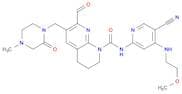 N-[5-Cyano-4-[(2-methoxyethyl)amino]-2-pyridinyl]-7-formyl-3,4-dihydro-6-[(4-methyl-2-oxo-1-pipera…