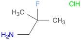 2-Fluoro-2-methylpropan-1-amine HCl