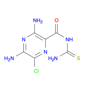 3,5-Diamino-N-(aminothioxomethyl)-6-chloro-2-pyrazinecarboxamide