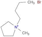 Pyrrolidinium, 1-​butyl-​1-​methyl-​, bromide (1:1)
