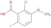 2-Chloro-6-fluoro-3-methoxybenzoic acid