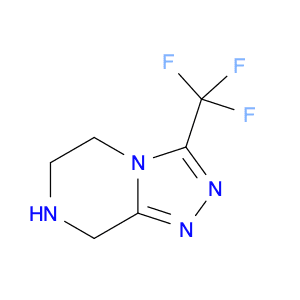 3-(trifluoromethyl)-5H,6H,7H,8H-[1,2,4]triazolo[4,3-a]pyrazine