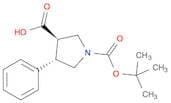 trans-1-[(tert-Butyl)oxycarbonyl]-4-phenylpyrrolidine-3-carboxylic acid
