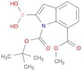 1-BOC-7-(methoxycarbonyl)indole-2-boronic acid