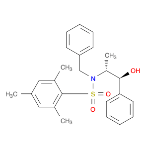 N-Benzyl-N-((1S,2R)-1-hydroxy-1-phenylpropan-2-yl)-2,4,6-trimethylbenzenesulfonamide