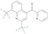 (2,8-Bis(trifluoromethyl)quinolin-4-yl)(pyridin-2-yl)methanone