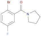 2-(Pyrrolidine-1-carbonyl)-4-fluoro-1-bromobenzene