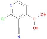 (2-Chloro-3-cyanopyridin-4-yl)boronic acid