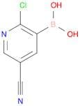 2-Chloro-5-cyanopyridine-3-boronic acid