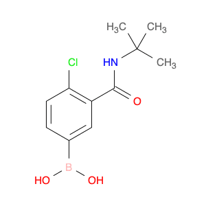 4-Chloro-3-(t-butylcarbamoyl)phenylboronic acid
