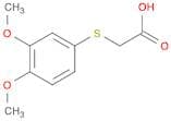 2-((3,4-Dimethoxyphenyl)thio)acetic acid