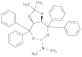(3aR,8aR)-N,N,2,2-Tetramethyl-4,4,8,8-tetraphenyltetrahydro-[1,3]dioxolo[4,5-e][1,3,2]dioxaphosphe…