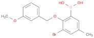 3-Bromo-5-methyl-2-(3'-methoxybenzyloxy)phenylboronic acid