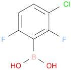 (3-Chloro-2,6-difluorophenyl)boronic acid