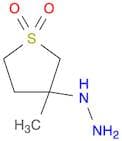 3-hydrazinyl-3-methyl-1λ6-thiolane-1,1-dione