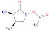 (3R,4R)-3-Amino-1-hydroxy-4-methyl-2-pyrrolidinone Acetate