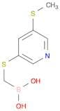 (5-(Methylthio)pyridin-3-ylthio)methylboronic acid