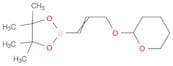(E)-4,4,5,5-Tetramethyl-2-(3-((tetrahydro-2H-pyran-2-yl)oxy)prop-1-en-1-yl)-1,3,2-dioxaborolane