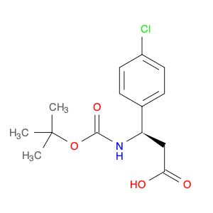 (R)-3-((tert-Butoxycarbonyl)amino)-3-(4-chlorophenyl)propanoic acid