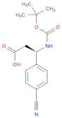 (R)-3-((tert-Butoxycarbonyl)amino)-3-(4-cyanophenyl)propanoic acid