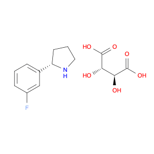 (S)-2-(3-Fluorophenyl)pyrrolidine d-tartrate