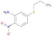 2-Nitro-5-(propylthio)aniline