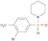 1-(3-BROMO-4-METHYLPHENYLSULFONYL)PIPERIDINE
