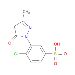 4-Chloro-3-(3-methyl-5-oxo-4,5-dihydro-1H-pyrazol-1-yl)benzenesulfonic acid
