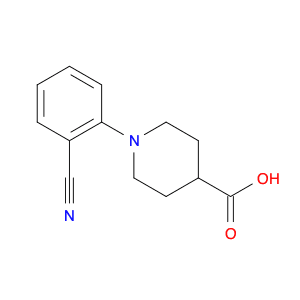 1-(2-CYANOPHENYL)-4-PIPERIDINECARBOXYLIC ACID