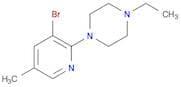 3-Bromo-2-(4-ethylpiperazino)-5-methylpyridine