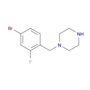 1-(4-bromo-2-fluorobenzyl)piperazine