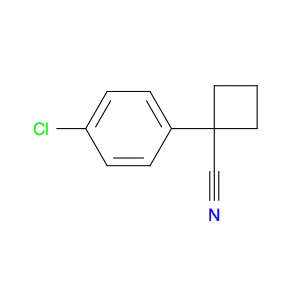 1-(4-chlorophenyl)cyclobutane-1-carbonitrile