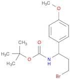 tert-butyl (3-bromo-1-(4-methoxyphenyl)propyl)carbamate