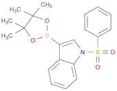 1-(Phenylsulfonyl)-3-(4,4,5,5-tetramethyl-1,3,2-dioxaborolan-2-yl)-1H-indole