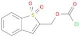 (1,1-dioxo-1λ6-benzothiophen-2-yl)methyl chloroformate