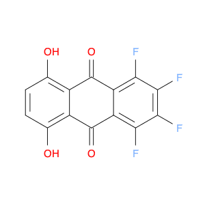 1,2,3,4-Tetrafluoro-5,8-dihydroxyanthraquinone
